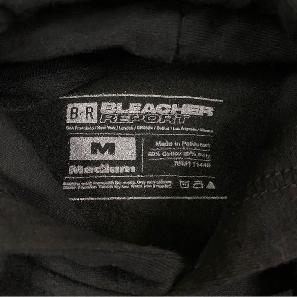 Negro Leagues Baseball Hoodie Mens Medium 100 Year Anniversary BLM Fist Pullover - Picture 3 of 7